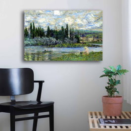 Wallity Pintura decorativa en lienzo Claude Monet 45 x 70 cm